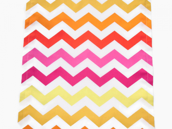 Pink Chevron Table Runner