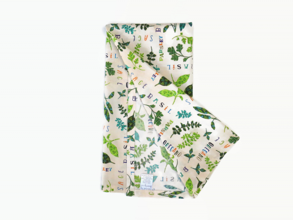 Herb Tea Towels reverse side