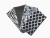 Black & White Cloth Napkins