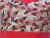Women's Butterflies Retro Apron fabric closeup