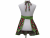 Women's Strawberries Retro Style Apron back view tied in front