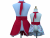 Mother Daughter Christmas Apron Set back view