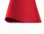 Solid Red Cloth Placemat reverse side