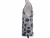 Women's Gray & Black Sunflower Japanese Style Apron side view