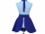 Women's Solid Color Retro Apron back view tied in front