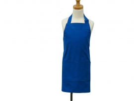 Children's Solid Color Apron front view