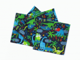 Kids Dinosaur Cloth Napkins