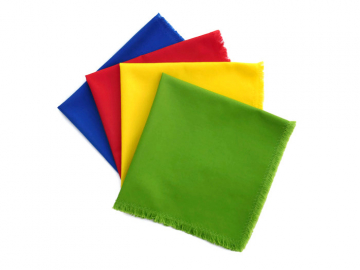 Solid Color Fringe Napkins, Set of 4 or 6