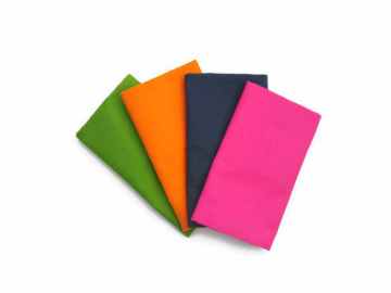 Small Solid Color Cloth Napkins, Set of 4 or 6